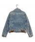 LOUIS VUITTON (ルイ ヴィトン) ダブルフロント デニムジャケット インディゴ サイズ:46：90000円