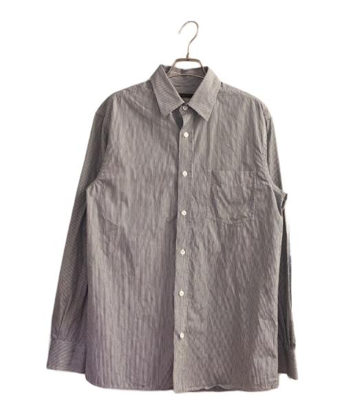 LOUIS VUITTON（ルイ ヴィトン）LOUIS VUITTON (ルイ ヴィトン) ストライプシャツ ホワイト×ブラック サイズ:Sの古着・服飾アイテム