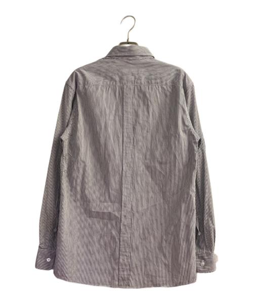 LOUIS VUITTON（ルイ ヴィトン）LOUIS VUITTON (ルイ ヴィトン) ストライプシャツ ホワイト×ブラック サイズ:Sの古着・服飾アイテム