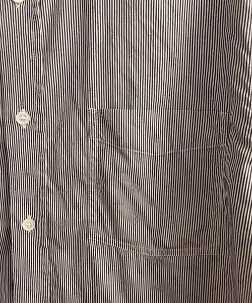 LOUIS VUITTON（ルイ ヴィトン）LOUIS VUITTON (ルイ ヴィトン) ストライプシャツ ホワイト×ブラック サイズ:Sの古着・服飾アイテム