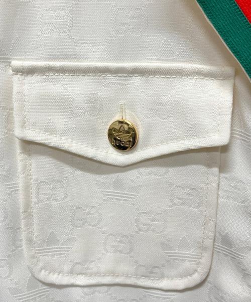 GUCCI（グッチ）GUCCI (グッチ) adidas (アディダス) シェリーライン GG柄オールインワン  ホワイト サイズ:44の古着・服飾アイテム