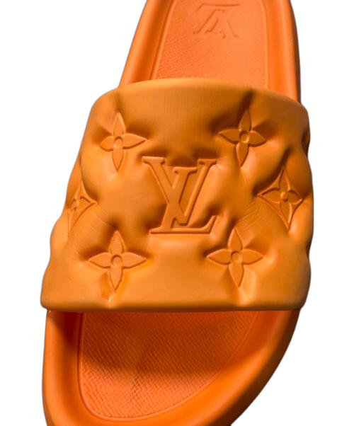 LOUIS VUITTON（ルイ ヴィトン）LOUIS VUITTON (ルイ ヴィトン) ウォーター フロントライン ラバーサンダル オレンジ サイズ:10の古着・服飾アイテム