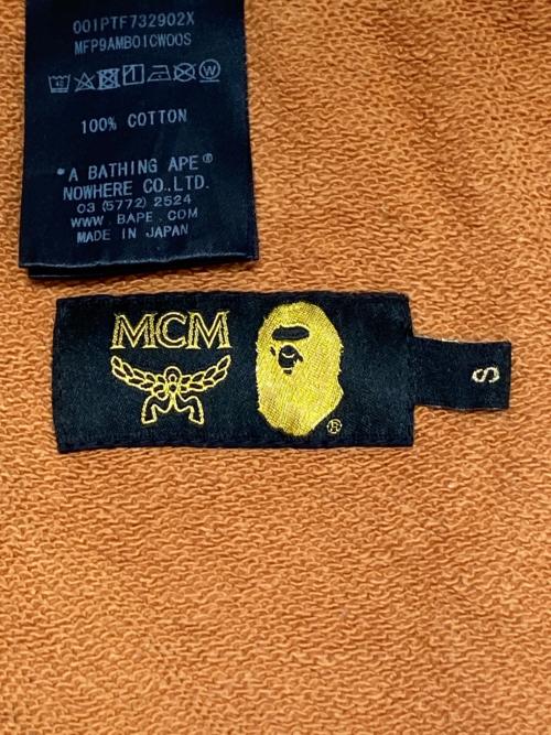 A BATHING APE（ア ベイシング エイプ）A BATHING APE (ア ベイシング エイプ) MCM (エムシーエム) Camo Slim Sweat Pants オレンジ サイズ:Sの古着・服飾アイテム