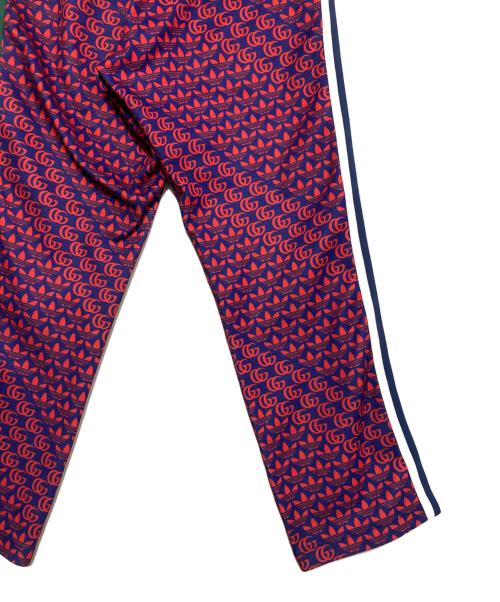 GUCCI（グッチ）GUCCI (グッチ) adidas (アディダス) All-over print track pants レッド×ブルー サイズ:Sの古着・服飾アイテム