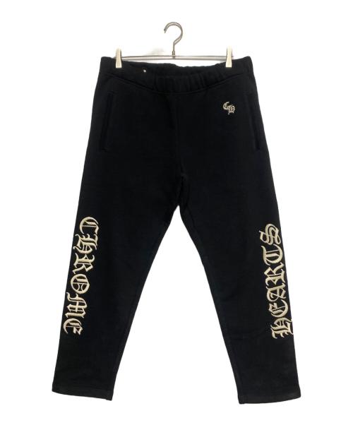 CHROME HEARTS（クロムハーツ）CHROME HEARTS (クロムハーツ) Y NOT SLO RIDE Sweat Pants ブラック サイズ:Lの古着・服飾アイテム
