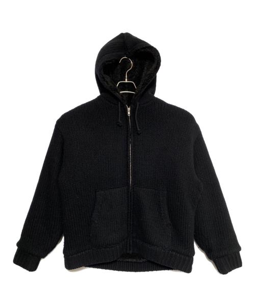 SUPREME（シュプリーム）SUPREME (シュプリーム) Faux Shearling Lined Zip Up Hooded Sweater ブラック サイズ:Lの古着・服飾アイテム