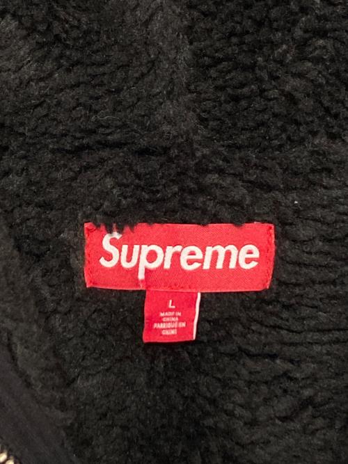 SUPREME（シュプリーム）SUPREME (シュプリーム) Faux Shearling Lined Zip Up Hooded Sweater ブラック サイズ:Lの古着・服飾アイテム