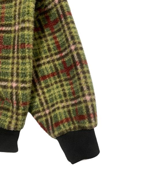 BoTT（ボット）BoTT (ボット) Fleece Zip Hoodie グリーン×レッド サイズ:Lの古着・服飾アイテム