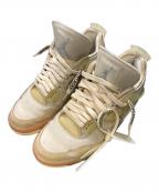 NIKE×OFFWHITEナイキ×オフホワイト）の古着「Air Jordan 4 SP "Sail"」｜ホワイト
