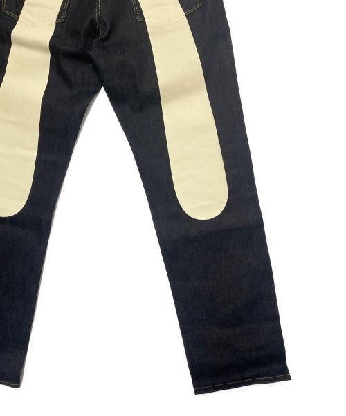 EVISU（エヴィス）EVISU (エヴィス) ダイコックプリントバギージーンズ インディゴ サイズ:33の古着・服飾アイテム
