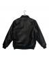 HIDE AND SEEK (ハイドアンドシーク) Toru Nishiura Leather Varsity ブラック サイズ:XL：180000円