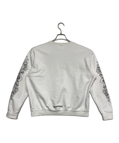 CHROME HEARTS（クロムハーツ）CHROME HEARTS (クロムハーツ) LOVE YOU CREW SWTSHRT ホワイト サイズ:Sの古着・服飾アイテム