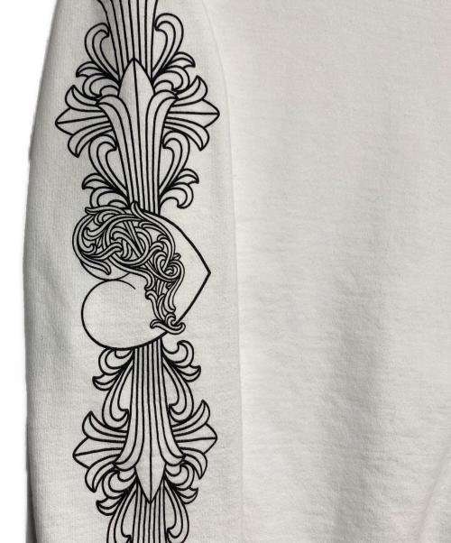 CHROME HEARTS（クロムハーツ）CHROME HEARTS (クロムハーツ) LOVE YOU CREW SWTSHRT ホワイト サイズ:Sの古着・服飾アイテム