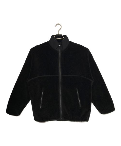 Graphpaper（グラフペーパー）Graphpaper (グラフペーパー) Wool Boa Zip-Up Blouson ブラックの古着・服飾アイテム