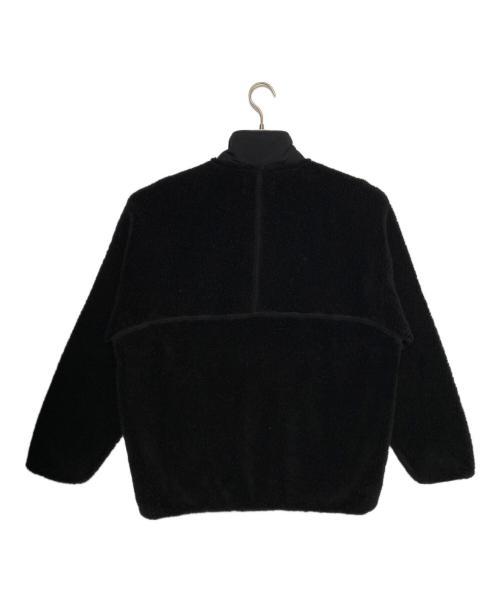 Graphpaper（グラフペーパー）Graphpaper (グラフペーパー) Wool Boa Zip-Up Blouson ブラックの古着・服飾アイテム