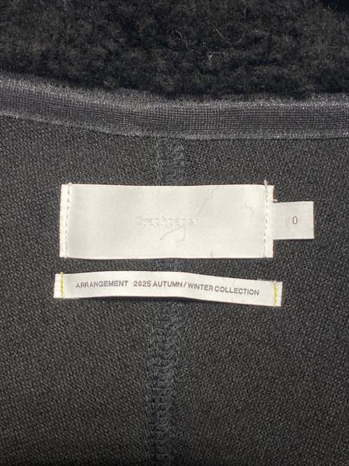 Graphpaper（グラフペーパー）Graphpaper (グラフペーパー) Wool Boa Zip-Up Blouson ブラックの古着・服飾アイテム