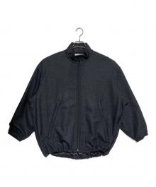 Graphpaper（グラフペーパー）の古着「Wool Smooth Flannel Track Blouson」｜グレー