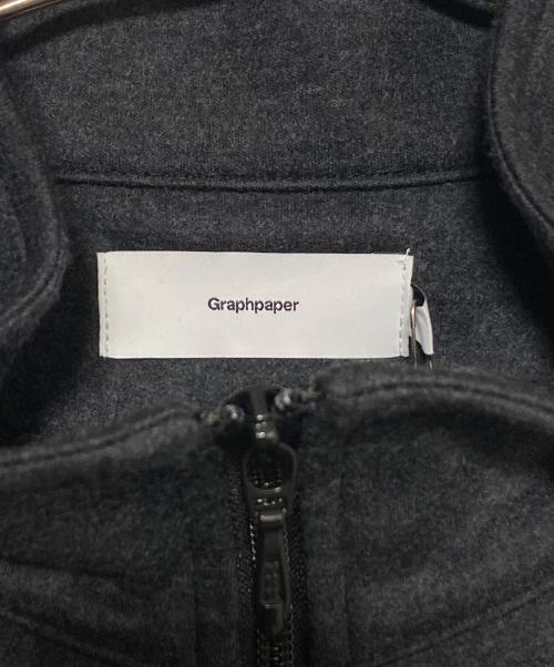 Graphpaper（グラフペーパー）Graphpaper (グラフペーパー) Wool Smooth Flannel Track Blouson グレー サイズ:1の古着・服飾アイテム