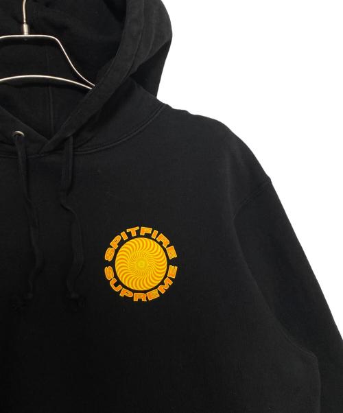 SUPREME（シュプリーム）SUPREME (シュプリーム) Spitfire Hooded Sweatshirt ブラック サイズ:Mの古着・服飾アイテム