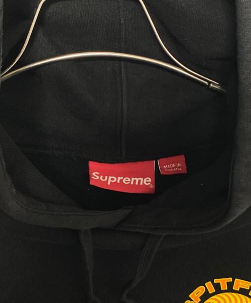 SUPREME（シュプリーム）SUPREME (シュプリーム) Spitfire Hooded Sweatshirt ブラック サイズ:Mの古着・服飾アイテム