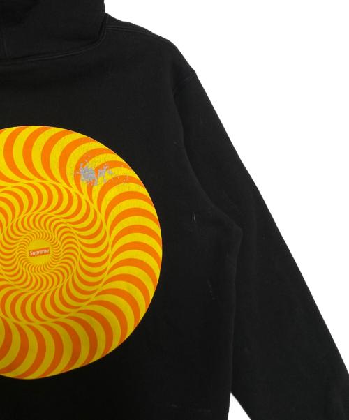 SUPREME（シュプリーム）SUPREME (シュプリーム) Spitfire Hooded Sweatshirt ブラック サイズ:Mの古着・服飾アイテム