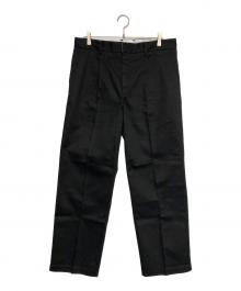 WACKO MARIA×Dickies（ワコマリア×ディッキーズ）の古着「PLEATED TROUSERS」｜ブラック
