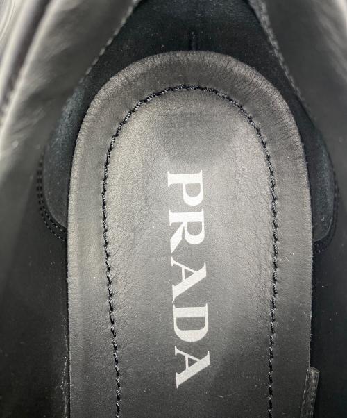 PRADA（プラダ）PRADA (プラダ) モノリス レザーシューズ ブラック サイズ:38 1/2の古着・服飾アイテム