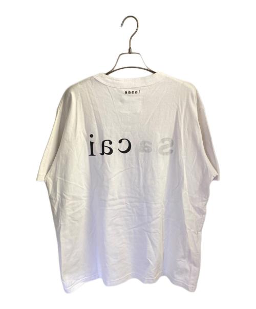 sacai（サカイ）sacai (サカイ) 22SS グラフィック ロゴ カットソー ホワイト サイズ:Lの古着・服飾アイテム
