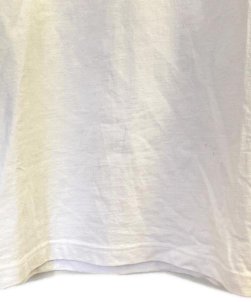 sacai（サカイ）sacai (サカイ) KAWS (カウズ) Flock Print T-Shirt ホワイト×レッド サイズ:4の古着・服飾アイテム