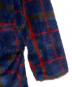 中古・古着 SUPREME (シュプリーム) Jean Paul GAULTIER (ジャンポールゴルチェ) DOUBLE Breasted Plaid Faux Fur COAT Blue ブルー×レッド サイズ:S：45000円