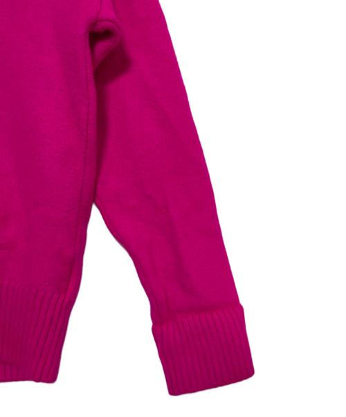 AMI Alexandre Mattiussi（アミアレクサンドルマテュッシ）AMI Alexandre Mattiussi (アミアレクサンドルマテュッシ) クルーネックニット ショッキングピンク サイズ:Mの古着・服飾アイテム