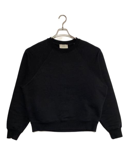 AMI Alexandre Mattiussi（アミアレクサンドルマテュッシ）AMI Alexandre Mattiussi (アミアレクサンドルマテュッシ) クルーネックスウェット ブラック サイズ:Lの古着・服飾アイテム