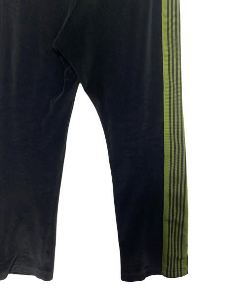 Needles（ニードルズ）Needles (ニードルズ) ベロア トラックパンツ ブラック×グリーン サイズ:XSの古着・服飾アイテム