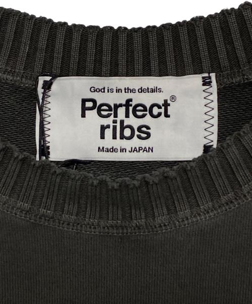 Perfect ribs（パーフェクトリブス）Perfect ribs (パーフェクトリブス) スウェット グレー サイズ:Mの古着・服飾アイテム