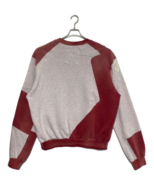 SeCND SLF（-）SeCND SLF (-) スウェット レッド×グレー サイズ:Lの古着・服飾アイテム