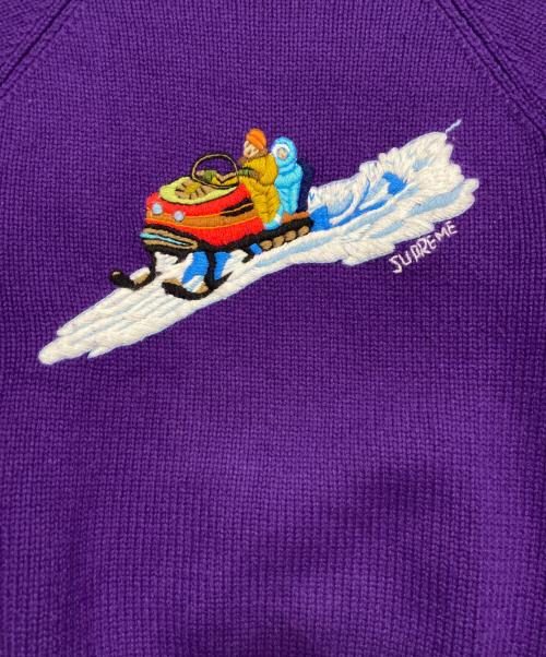 SUPREME（シュプリーム）SUPREME (シュプリーム) Snowmobile Sweater パープル サイズ:Sの古着・服飾アイテム