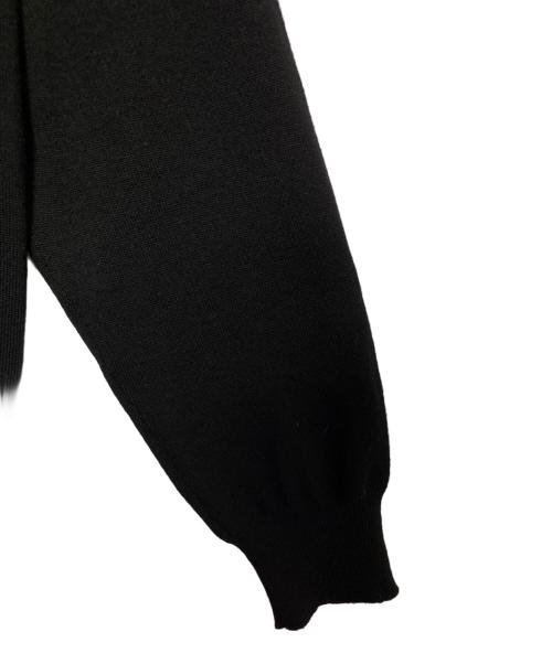 BALENCIAGA（バレンシアガ）BALENCIAGA (バレンシアガ) フロントデザインニット ブラック サイズ:Mの古着・服飾アイテム