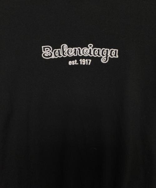 BALENCIAGA（バレンシアガ）BALENCIAGA (バレンシアガ) フロントデザインニット ブラック サイズ:Mの古着・服飾アイテム