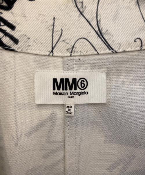 MM6 Maison Margiela（エムエムシックスメゾンマルジェラ）MM6 Maison Margiela (エムエムシックスメゾンマルジェラ) ガウンコート ホワイト サイズ:42の古着・服飾アイテム