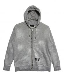 DSQUARED2（ディースクエアード）の古着「スタッズジップパーカー」｜グレー