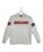 GUCCIグッチ）の古着「カットソー」｜ホワイト