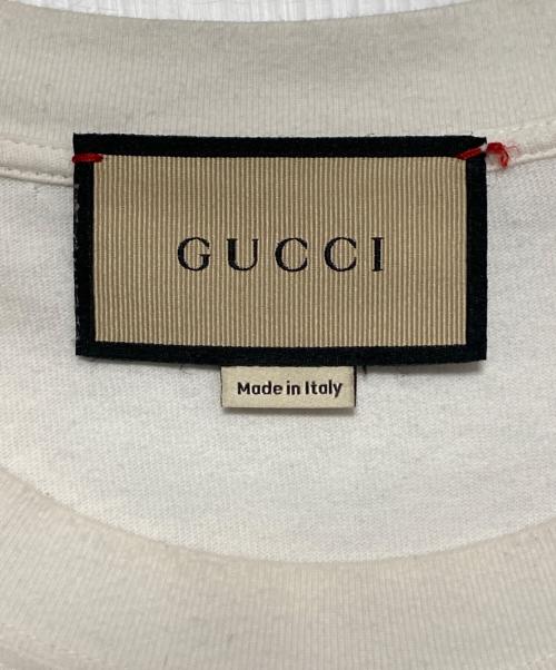 GUCCI（グッチ）GUCCI (グッチ) カットソー ホワイト サイズ:Mの古着・服飾アイテム
