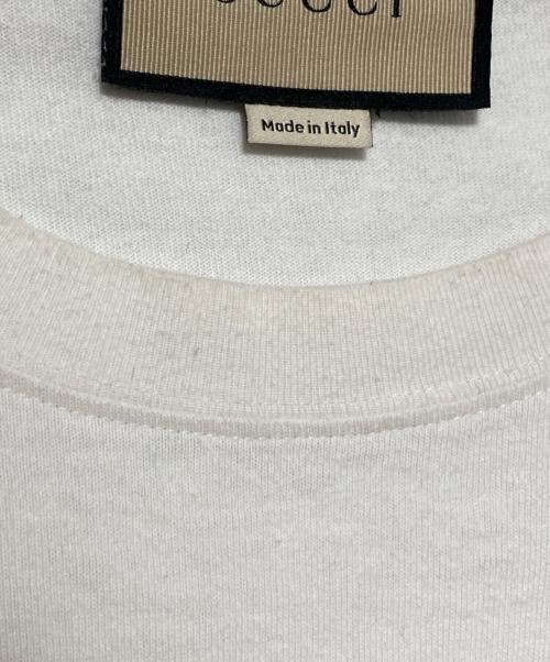 GUCCI（グッチ）GUCCI (グッチ) カットソー ホワイト サイズ:Mの古着・服飾アイテム