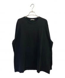 AURALEE（オーラリー）の古着「LUSTER PLAITING L/S TEE」｜ブラック