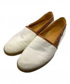 MONCLERモンクレール）の古着「デッキシューズ」｜ホワイト