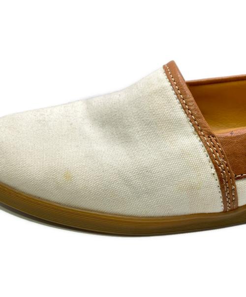 MONCLER（モンクレール）MONCLER (モンクレール) デッキシューズ ホワイト サイズ:43の古着・服飾アイテム