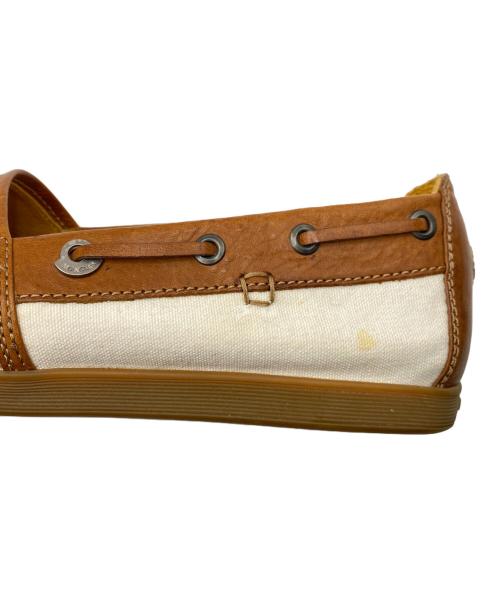 MONCLER（モンクレール）MONCLER (モンクレール) デッキシューズ ホワイト サイズ:43の古着・服飾アイテム