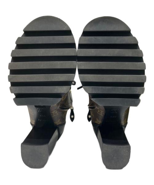 LOUIS VUITTON（ルイ ヴィトン）LOUIS VUITTON (ルイ ヴィトン) スタートレイル アンクルブーツ ブラウン サイズ:38 1/2の古着・服飾アイテム