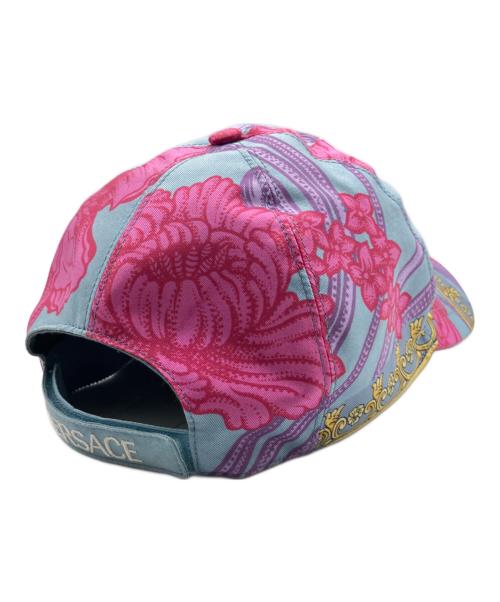 VERSACE（ヴェルサーチェ）VERSACE (ヴェルサーチェ) Pattern Print Baseball Cap　パターンプリントベースボールキャップ　 マルチカラー サイズ:59の古着・服飾アイテム