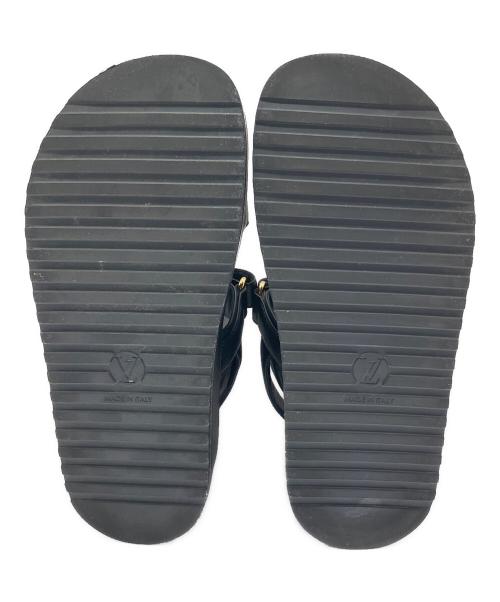 LOUIS VUITTON（ルイ ヴィトン）LOUIS VUITTON (ルイ ヴィトン) LV Sunset Sandal　1ACP6O ブラック サイズ:38の古着・服飾アイテム